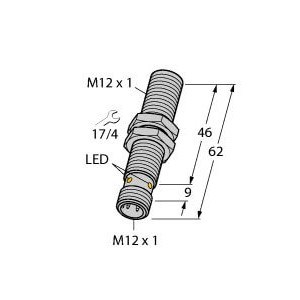 TURCK PRX EMB MAG IND 90MM SD MTL-BAR M1