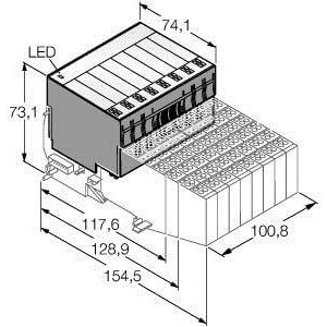 TURCK DISCRETE OUTPUT BLOCK