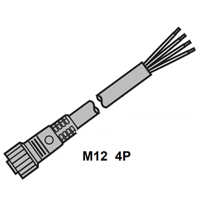 SUNX CORDSET FOR LX100 M12 4PIN 4W 5M