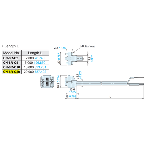 PANA HL-G2 20M RS-485 CABLE