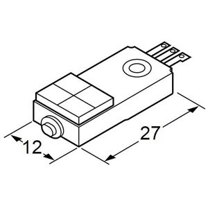 SUNX PROX 12MM(3MM) FRONT PNP NC QC