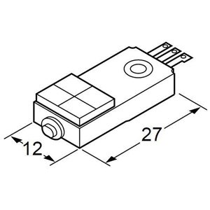 SUNX PROX 12MM(3MM) FRONT NPN NC QC