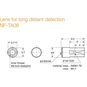 OPTEX FO VACUUM RANGE EXT LENS 2 PER BOX