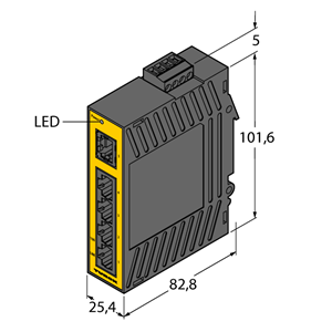 TURCK ETHERNET SWITCH 5 PORT, UNMAN