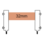 SUNX FIBER THRU BEAM 32MM ARRAY R2 HIFLX