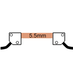 SUNX FIBER THRUBEAM 5MM ARRAY R2 HFLEX