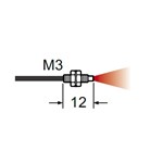 SUNX FIBER DIFFUSE M3 R2 HIFLEX 2M CBL