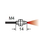 SUNX FIBER DIFFUSE M4 R1 TIGHT BEND