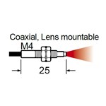 SUNX FIBER DIFFUSE COAX M4/M3 R2 HIFLEX