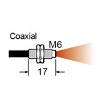 SUNX FIBER DIFFUSE COAX M6 R4 HIFLEX