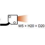 SUNX FIBER DIFFUSE ARRAY R2 HIFLEX