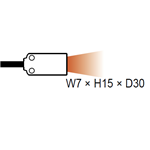 SUNX FIBER DIFFUSE WIDE BEAM R4 HIFLEX