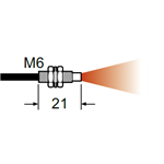 SUNX FIBER DIFFUSE HI TEMP 130C M6