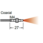 SUNX FIBER DIFFUSE COAX HI TEMP M4 200C