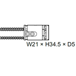 SUNX FIBER CONVERG HI TEMP 250C 3M CBL