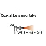 SUNX FO DIFFUSE SQ HEAD 90 M3 COAX R4