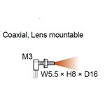 SUNX FO DIFFUSE SQ HEAD 90 M3 COAX R4