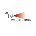 SUNX FO DIFFUSE SQ HEAD 90 M4 COAX R2