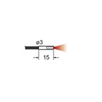 SUNX FIBER DIFFUSE 3MM SMOOTH R2 HIFLEX