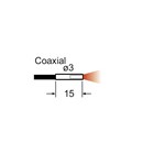 SUNX FIBER DIFFUSE COAX 3MM R1 TGHTBND