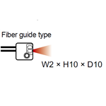 SUNX FIBER DIFFUSE SQ TYPE TOP SENSE