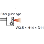 SUNX FIBER DIFFUSE SQ TYPE TOP SENSE