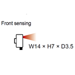 PANASONIC FIBER DIFF SQ FRNT WITH BOSS