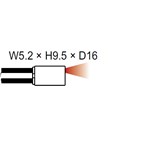 SUNX FIBER DIFFUSE SQ TYPE TOP LONG RNG