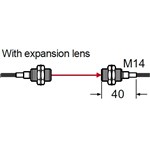 SUNX FIBER THRU BEAM M14 R4 HIFLEX 10M