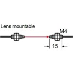 SUNX FIBER THRU BEAM M4 R4 HIFLEX