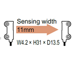 SUNX FIBER THRU BEAM 11MM ARRAY R2 HIFLX