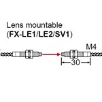 SUNX FIBER THRUBEAM 350C M4 2M CABLE