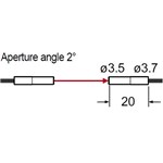 SUNX FIBER THRUBEAM 3.5MM MAPPING R2