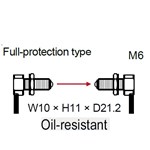 SUNX FO TBEAM SQ HEAD 90 M6 PFA PROTECT