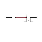 SUNX FIBER THRUBEAM 1MM SMOOTH R2 HIFLX