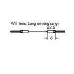 SUNX FIBER THRUBEAM 2.5MM SMOOTH R10