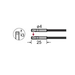 SUNX FIBER THRBEAM 4MM SVIEW SLV R4 HFLX