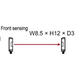 SUNX FIBER THRUBEAM SQ FRONT SENSE R2