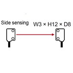 SUNX FIBER THRUBEAM SQ SIDE SENSE R2