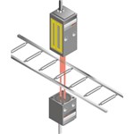 SUNX THRU BEAM LASER HEADS 5MM BEAM