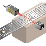 SUNX THRU BEAM LASER HEADS 10MM BEAM