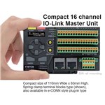 OPTEX IO-LINK MASTER 16CH DIN MTG E-CON