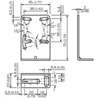 OPTEX MOUNTING BRACKET FOR V2 SERIES