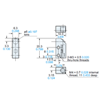 SUNX FIBER ZOOM LENS 90 DEGREE