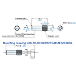 SUNX SPOT LENS FOR FO COAX TYPE 7MM DIST