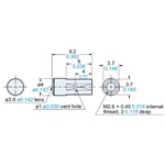 SUNX FIBER THRUBEAM LENS ATTACHMENT