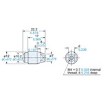 SUNX FIBER LENS ATTACHMENT HITEMP