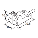 SUNX PROX 15MM SQ TOP 5MM SD PNP-NO