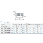 SUNX PROX M12 NONSHLD 7MM NPN-NO CBL