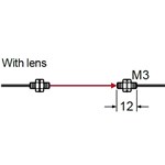 PANA M3 THREADED FIBER W BUILT-IN LENS